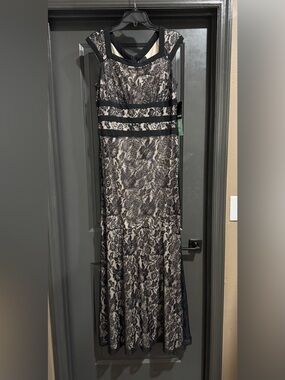 NWT Black lace formal dress